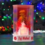 Taj Mahal Gift With lighting Home Decoration Showpiece