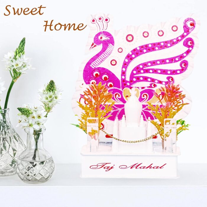Taj Mahal gift in glass with Light for girlfriend and boyfriend