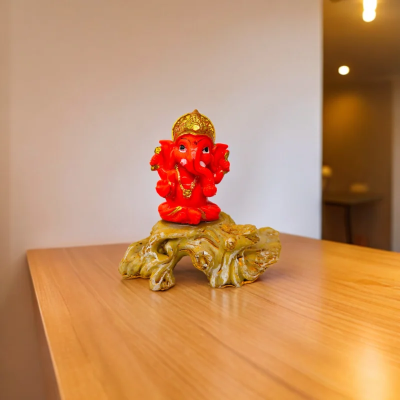 Handicraft Marble Lord Ganesha Murti for Pooja Room, Home Decor, Bal Ganesh Idols Sculpture Statue Showpiece