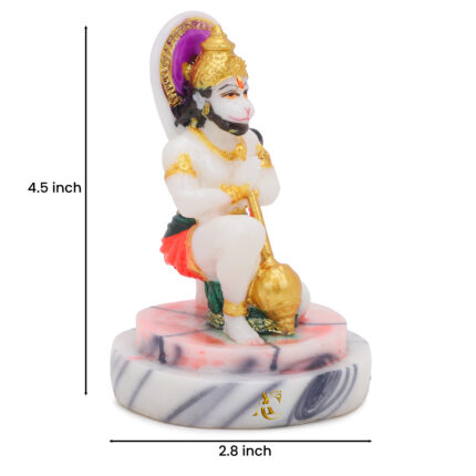Bring divine energy into your space with this exquisite Hanuman and Bahubali Bhagwan Statue, a symbol of strength, devotion, and spiritual power. Crafted with intricate details, this statue is ideal for home decor, temples, puja rooms, and car dashboards