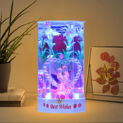 LOVE Crystal Showpiece with LED Lights
