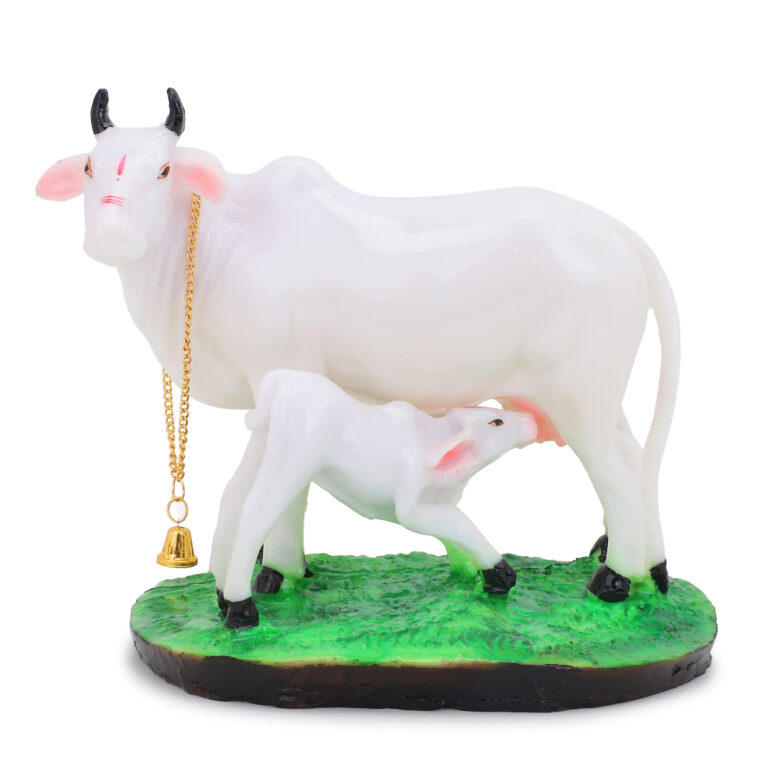 Gau MATA Kamdhenu Cow with Calf Made