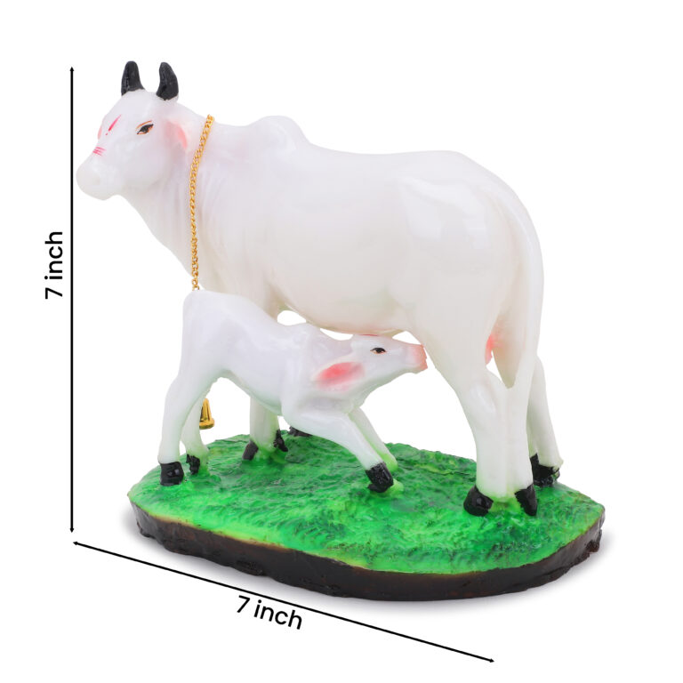 Gau MATA Kamdhenu Cow with Calf Made